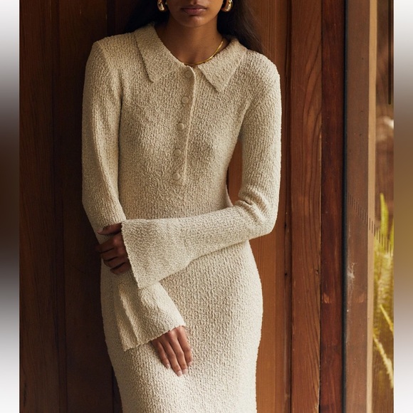 THIRD FORM UNBOUND KNIT SHIRT DRESS | SHELL - Picture 3 of 3